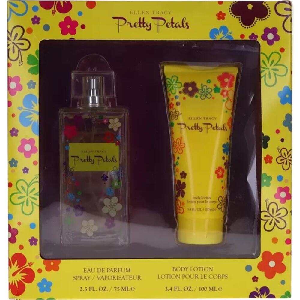 Pretty Petals By Ellen Tracy For Women Set: EDP+BL (2.5+3.4)oz NWT